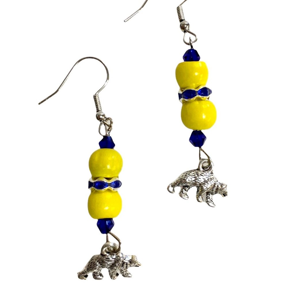 Lake Youngs GRIZZLIES Handmade Earrings